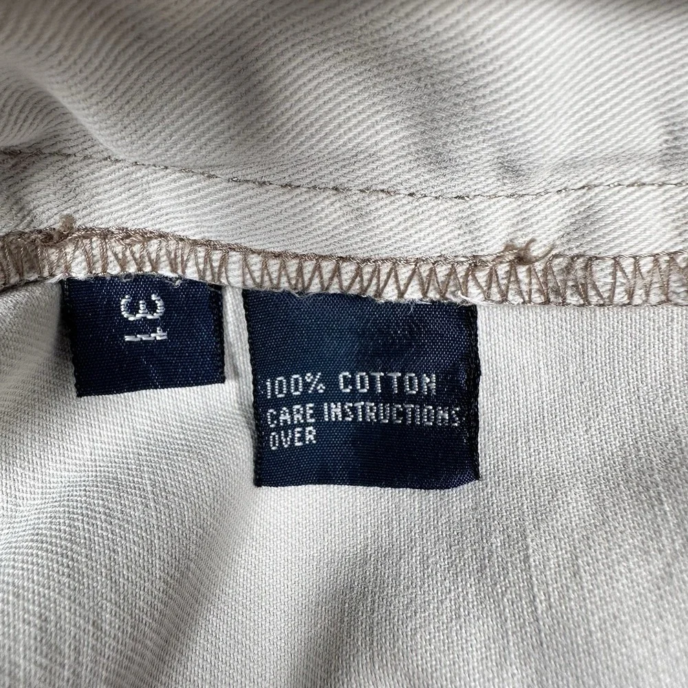 Polo Ralph Lauren Cargo Shorts Men 31 Khaki Beige Chino Cotton Pockets Vtg